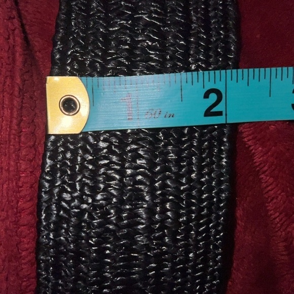 Vintage Wide Natural Straw Round Buckle Belt  Women’s Size XS - Picture 10 of 13